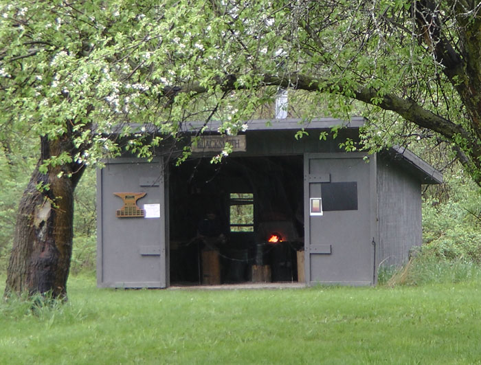 blacksmith oven shelter image