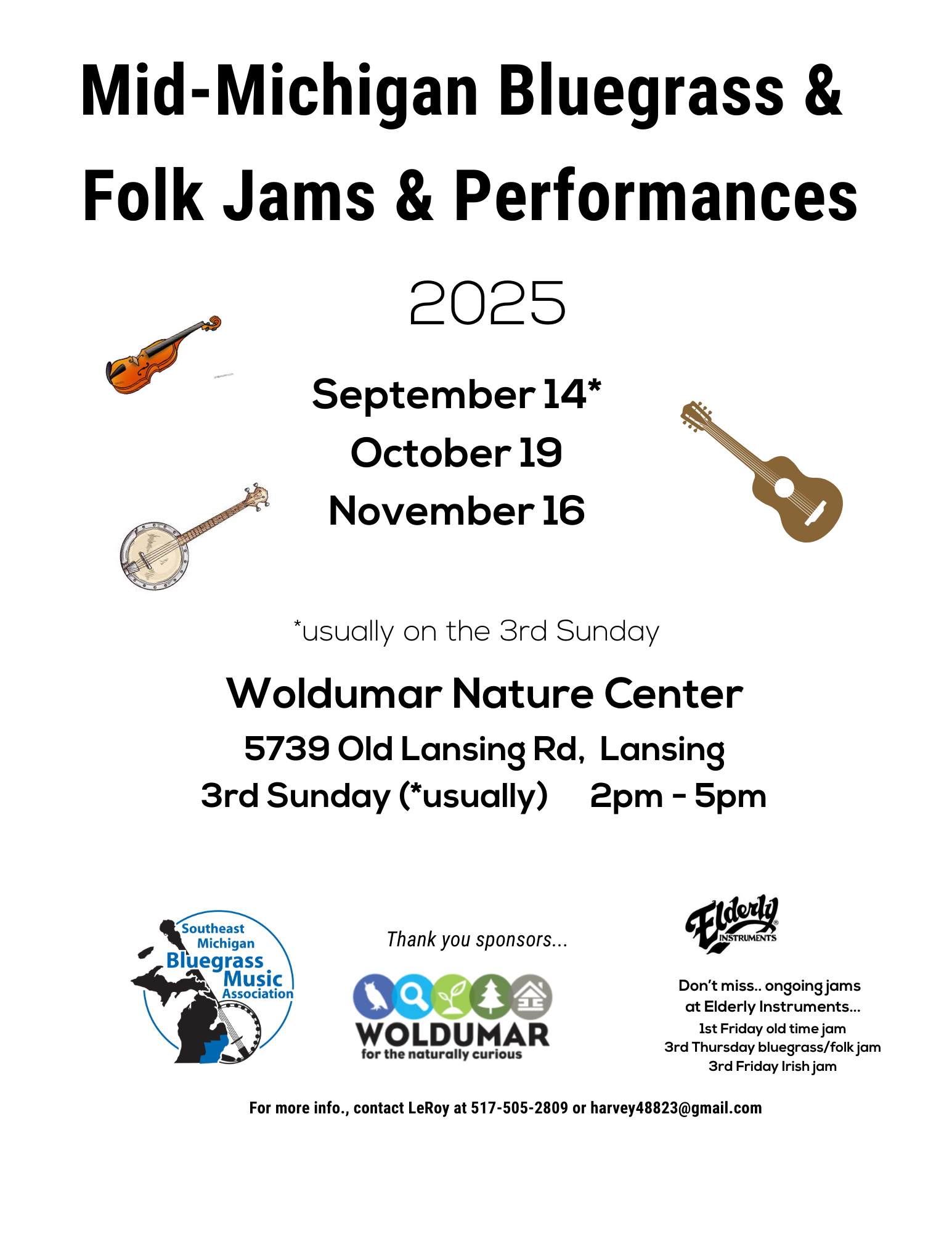 Bluegrass & Folk Jams