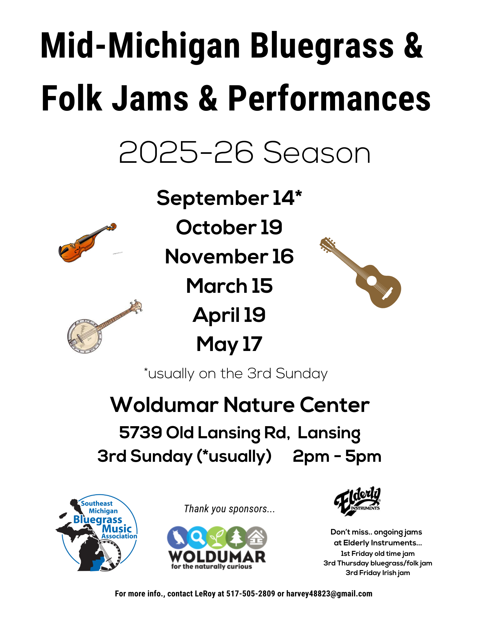 Bluegrass & Folk Jams